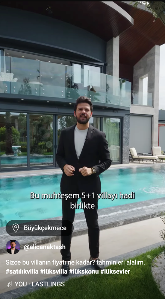 Sizce bu villanın fiyatı ne kadar? tahminleri alalım. 